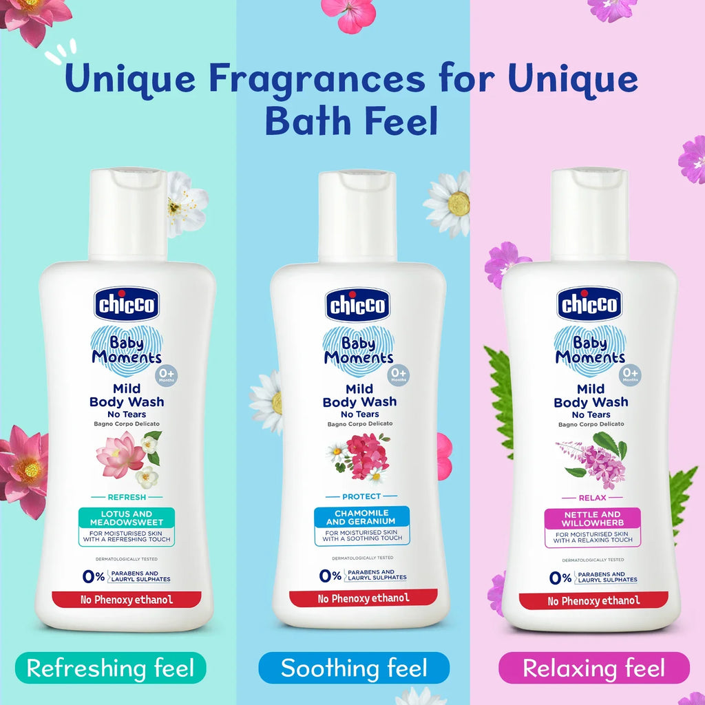 Baby Moments Mild Bodywash Refresh 200 ml