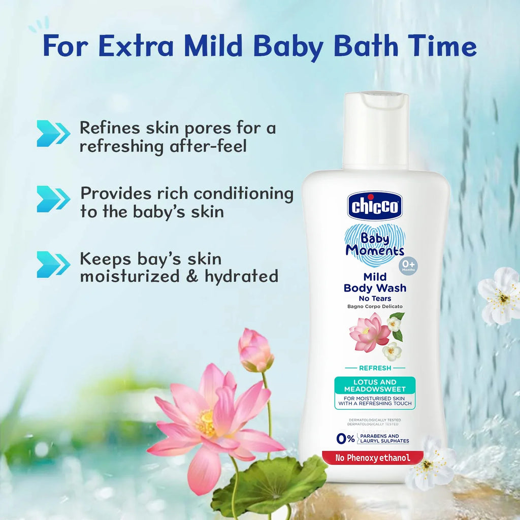 Baby Moments Mild Bodywash Refresh 200 ml