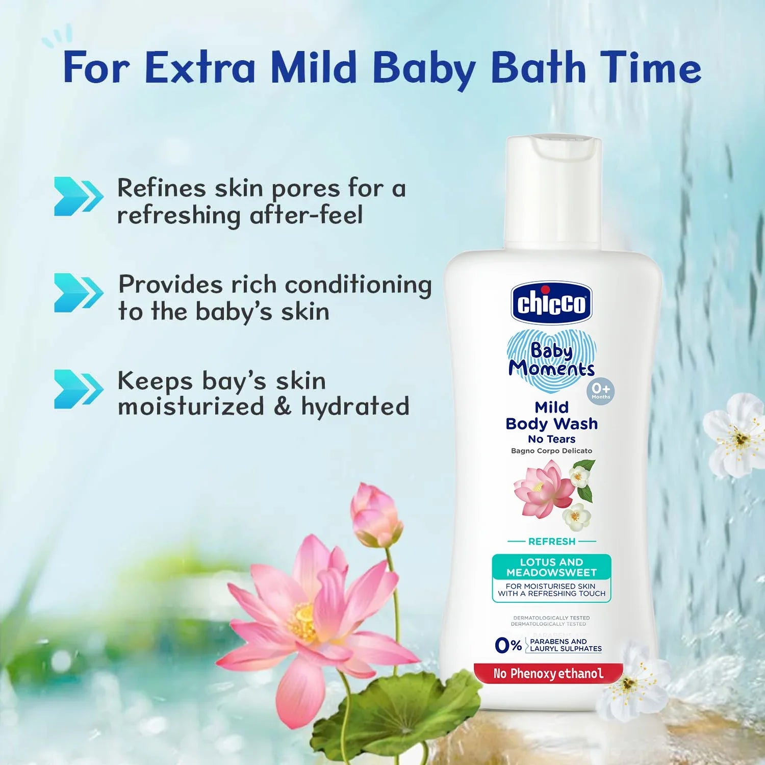 Baby Moments Mild Bodywash Refresh 200 ml