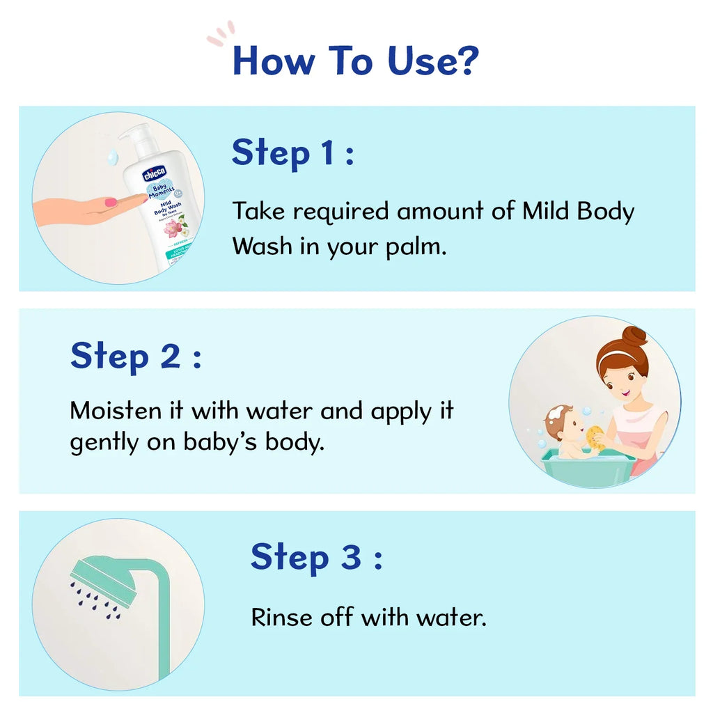 Baby Moments Mild Bodywash Refresh 500 ml