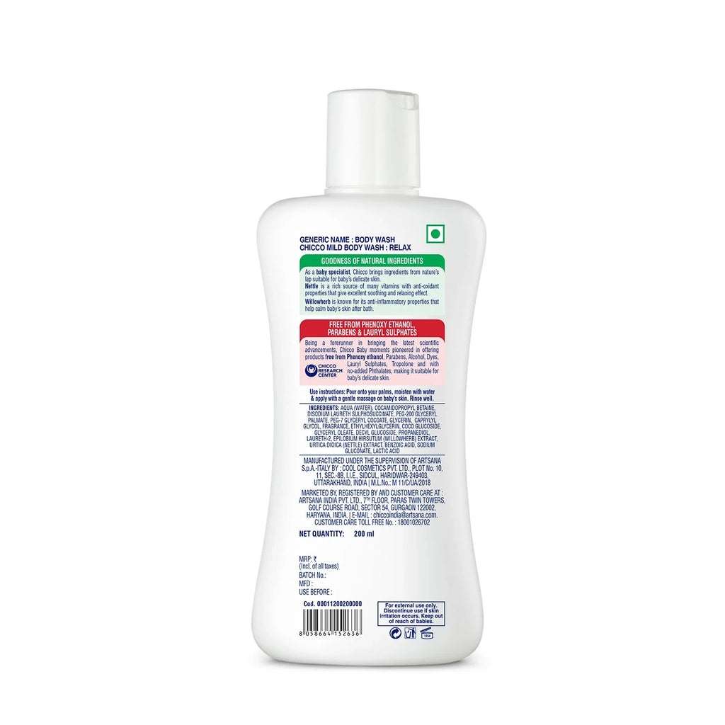 Baby Moments Mild Bodywash Relax 200 ml