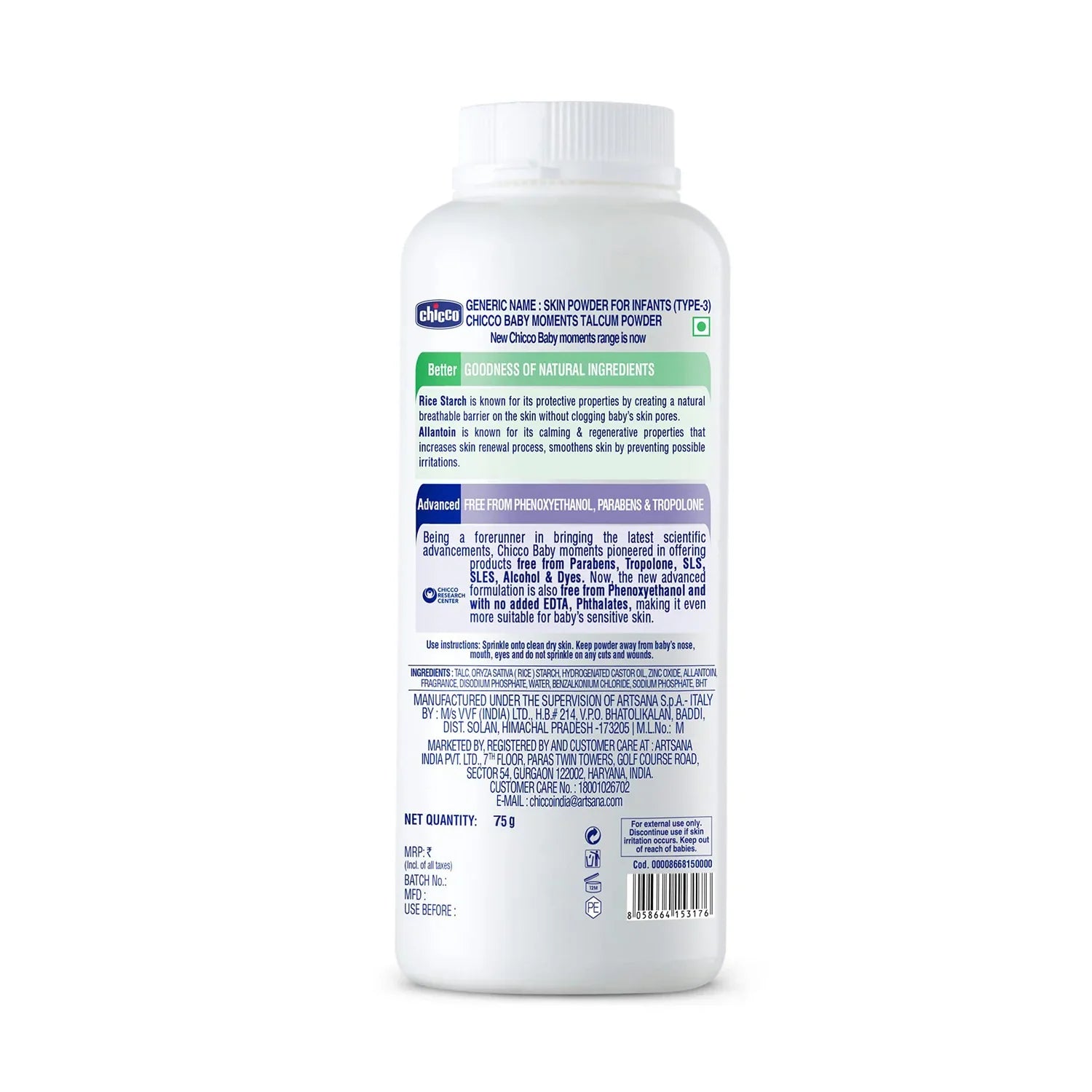 Baby Moments Talcum Powder 75g
