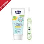Combo Applebanana Toothpaste 6M to 6Y 50 g & Toothbrush Green 6M to 36M
