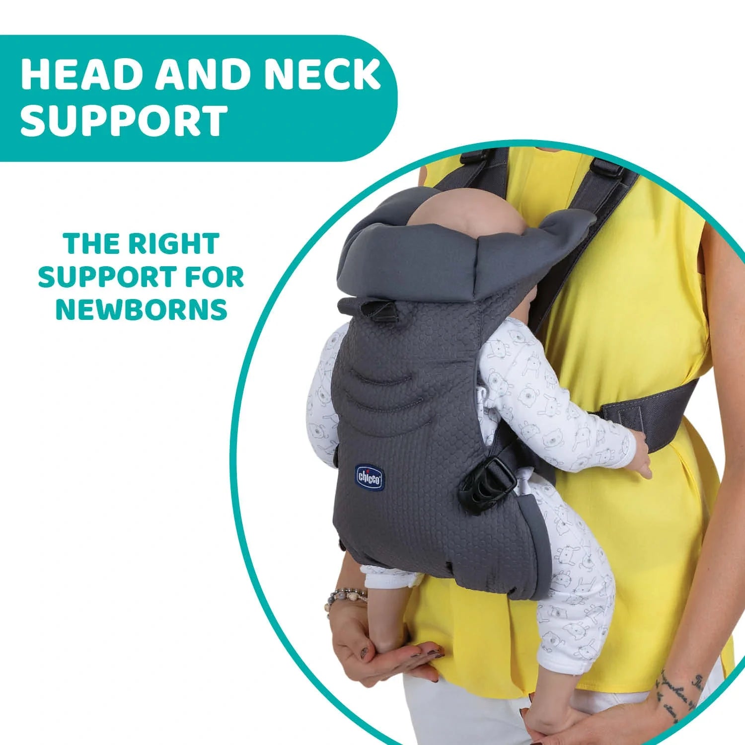 Easy Fit Baby Carrier Moon Grey