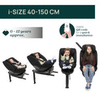 Everone I Size Baby Car Seat Black