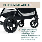 Glee Uneven Black Stroller