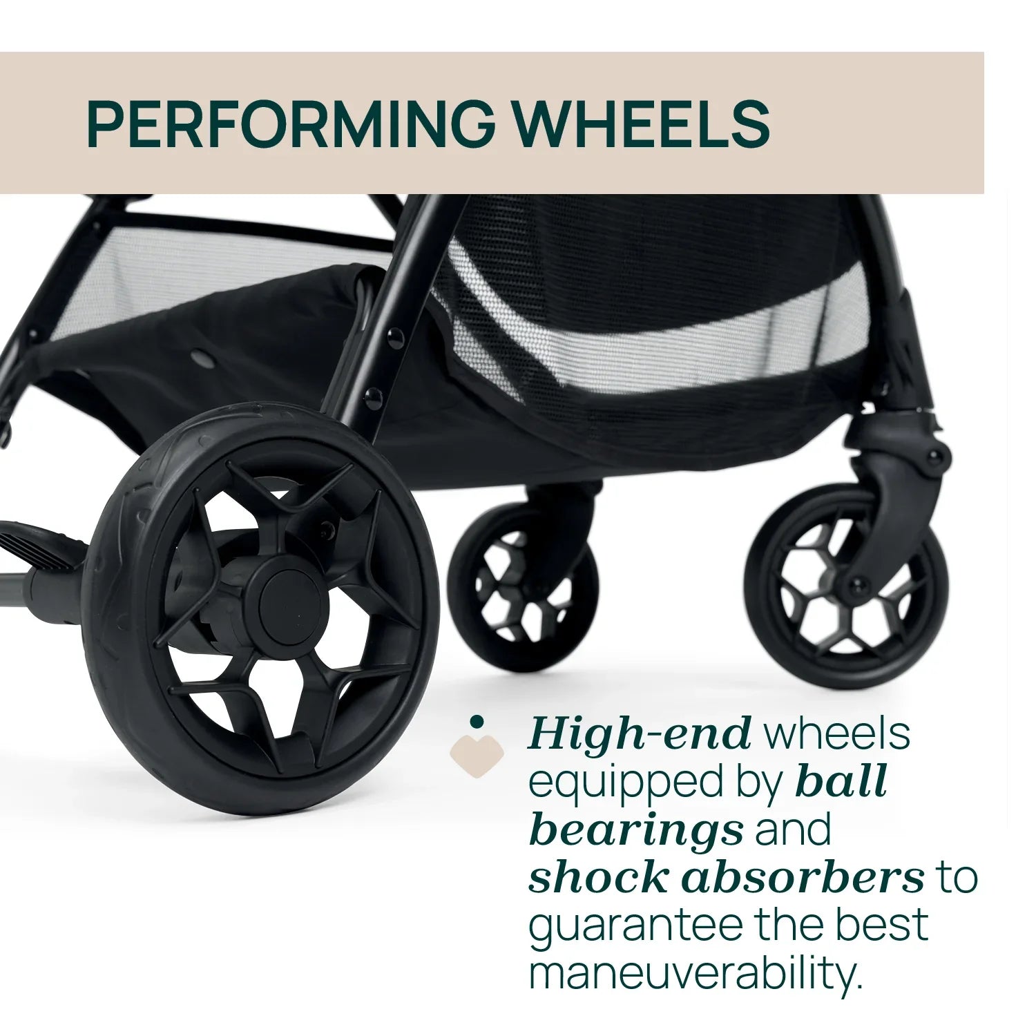 Glee Uneven Black Stroller