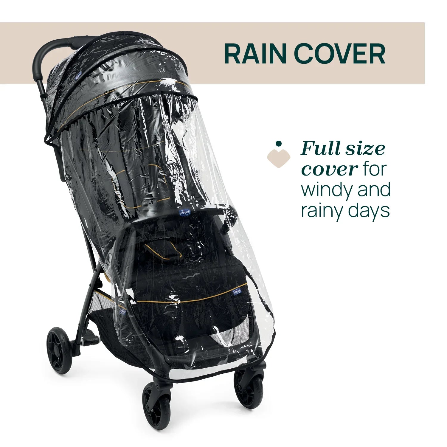 Glee Uneven Black Stroller