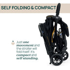 Glee Uneven Black Stroller