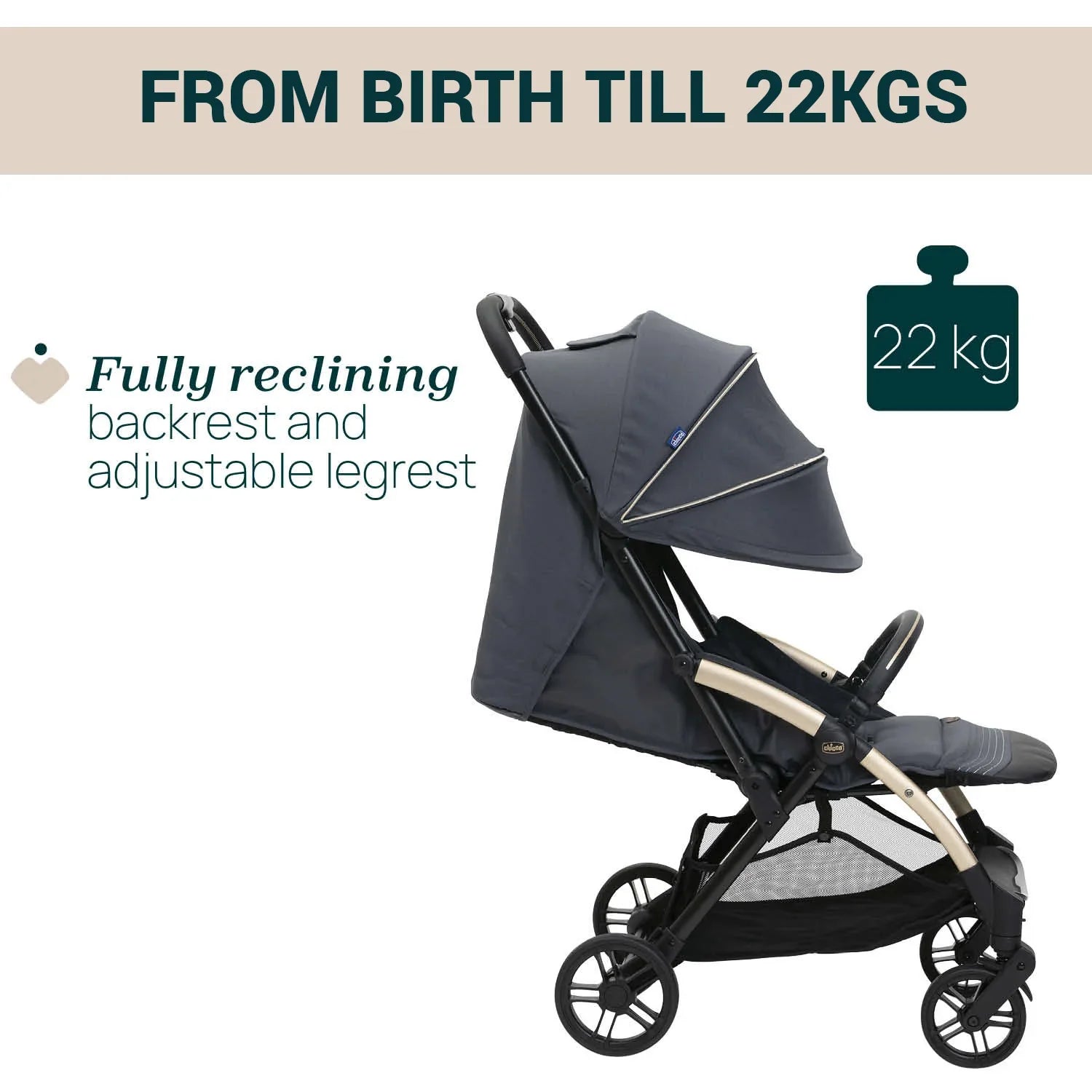 Goody XPlus Dark Shadow Stroller