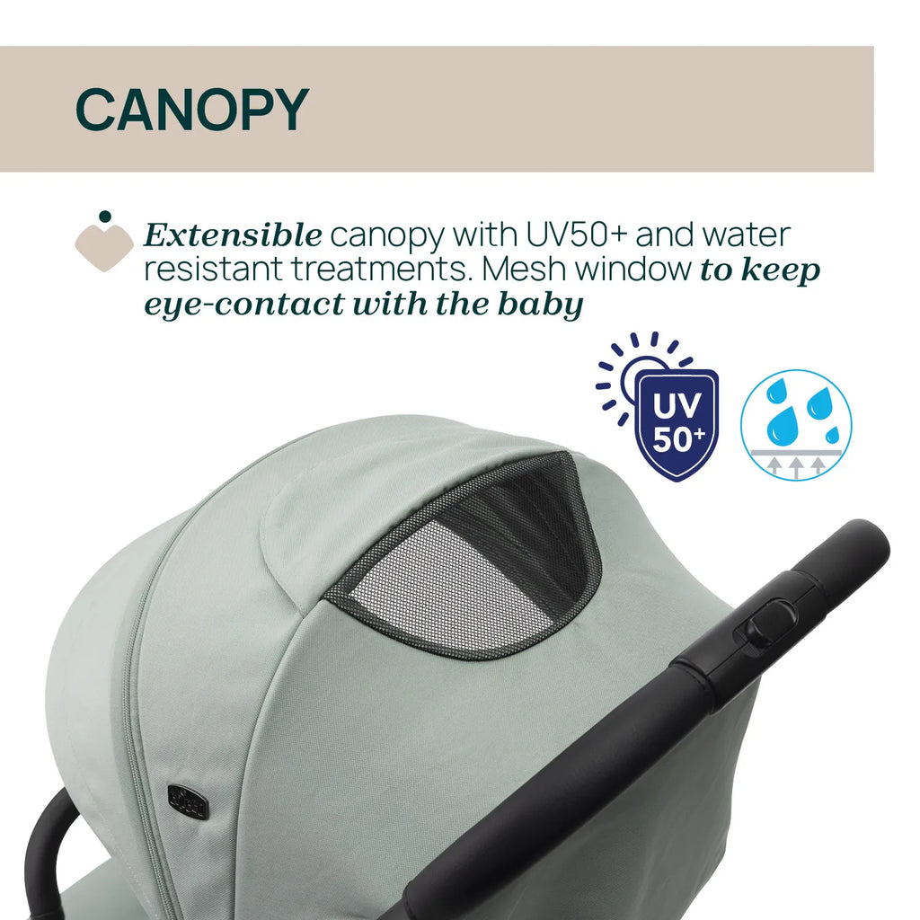 Goody XPlus Sage Green Stroller