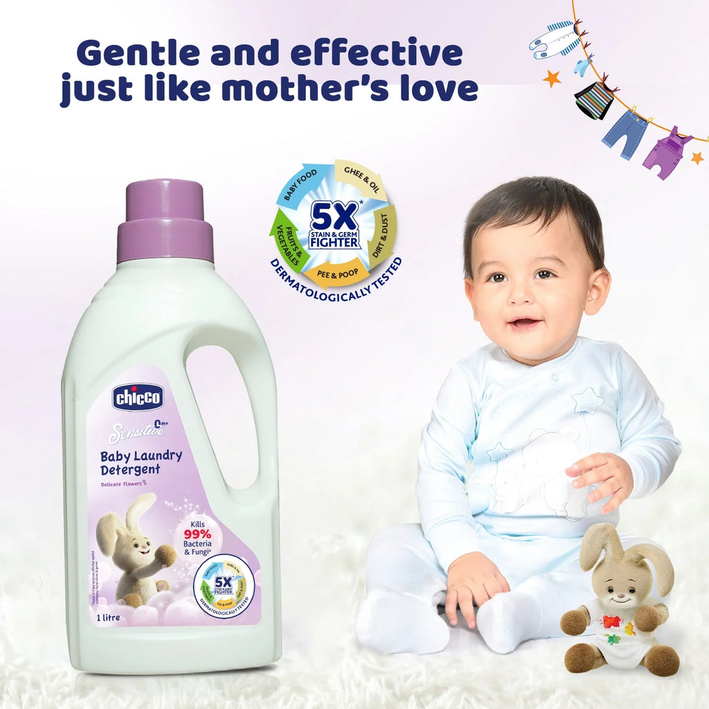 Laundry Detergent Delicate Flowers 1000ml