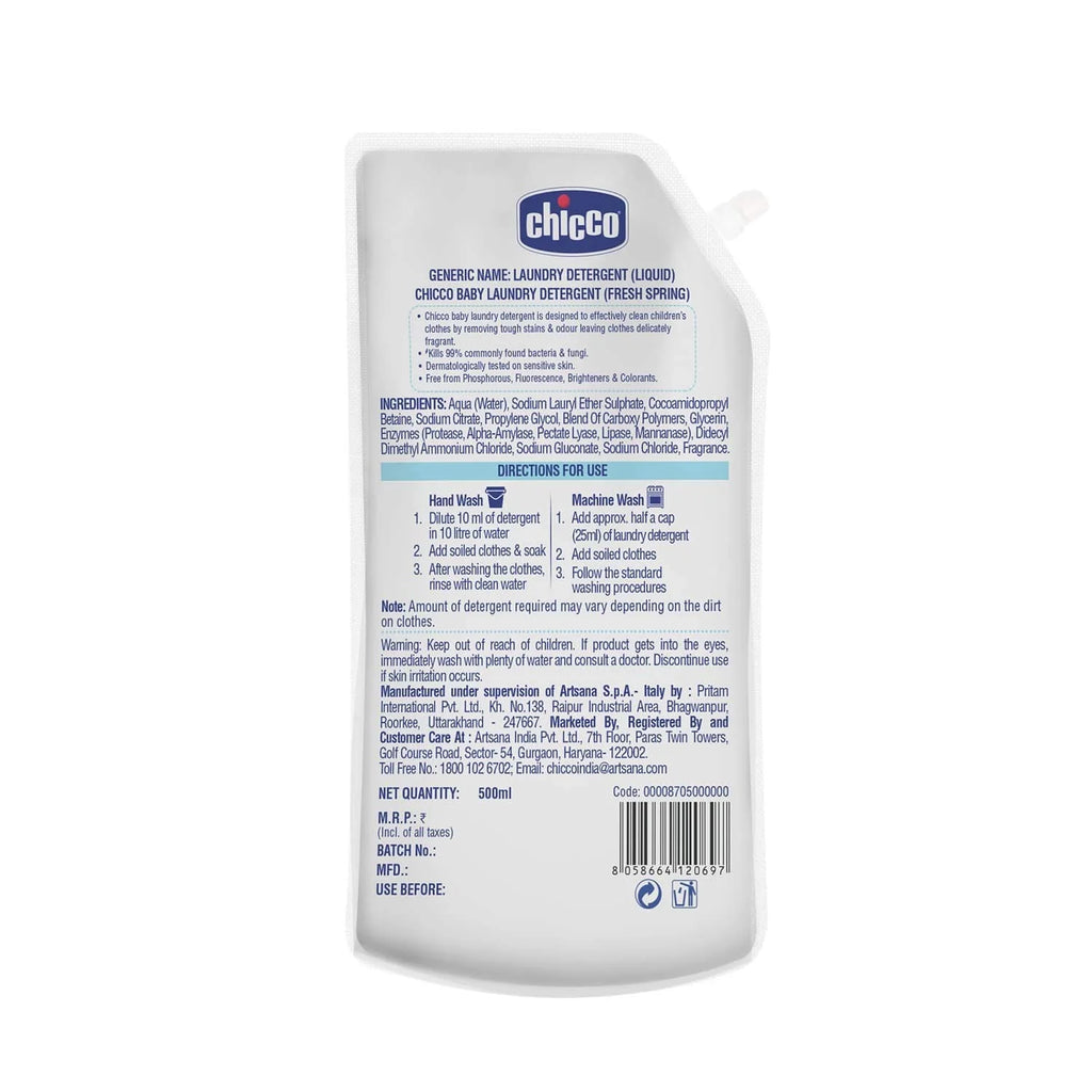 Laundry Detergent Fresh Spring 500ml Refil Pack