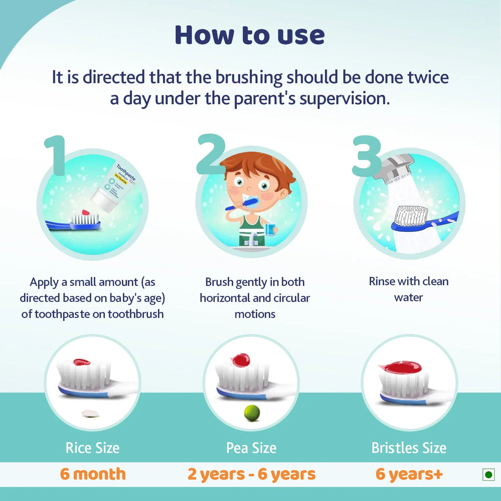 Mixed Fruit Toothpaste 12M to 6Y 50g