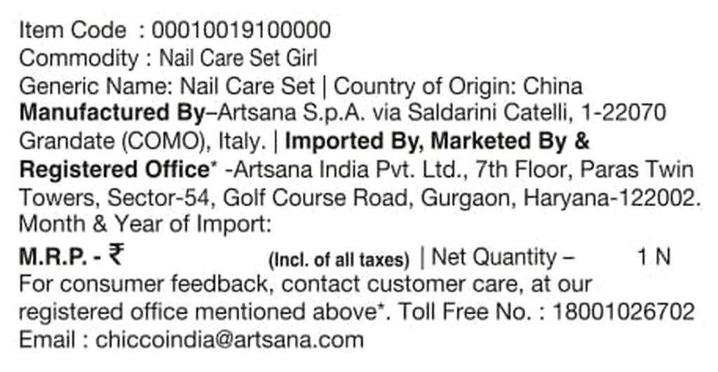 Nail Care Set Girl