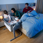 Next2Me Magic Evo Co Sleeping Crib Dark Grey