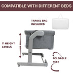 Next2Me Magic Evo Co Sleeping Crib Dark Grey