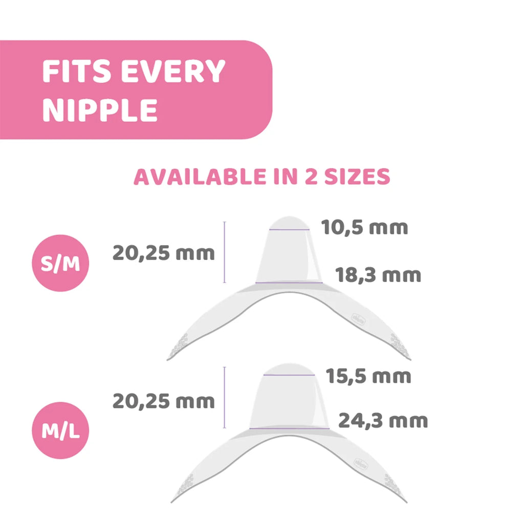 Nipple Shields Silicone M-L