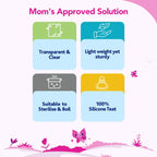 Nourish Plus Fast Flow Baby Bottle 240ml 6M+ Pink