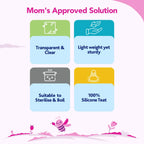 Nourish Plus Slow Flow Baby Bottle 120ml 0M+ Pink