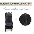 One4Ever Lounge Stroller Denim Shine