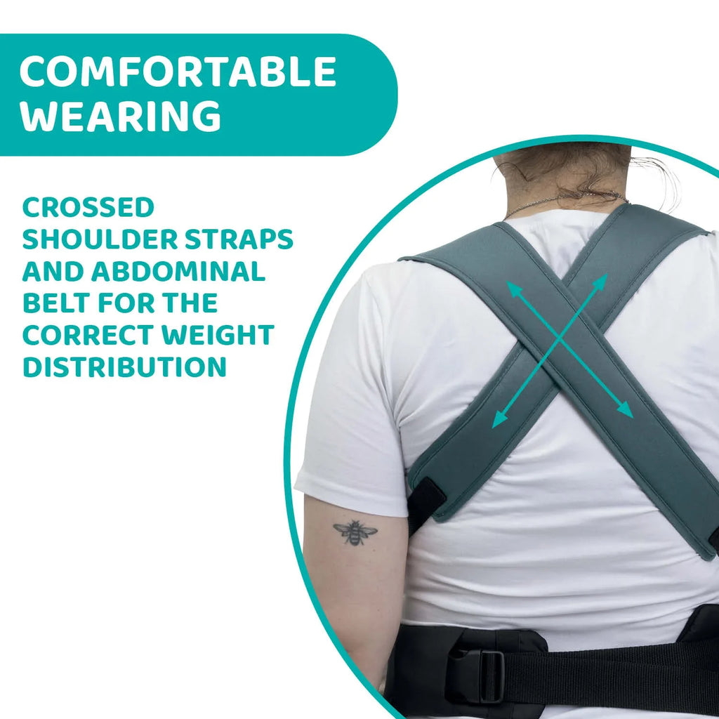 Skin Fit Baby Carrier Green Wood