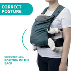 Skin Fit Baby Carrier Green Wood