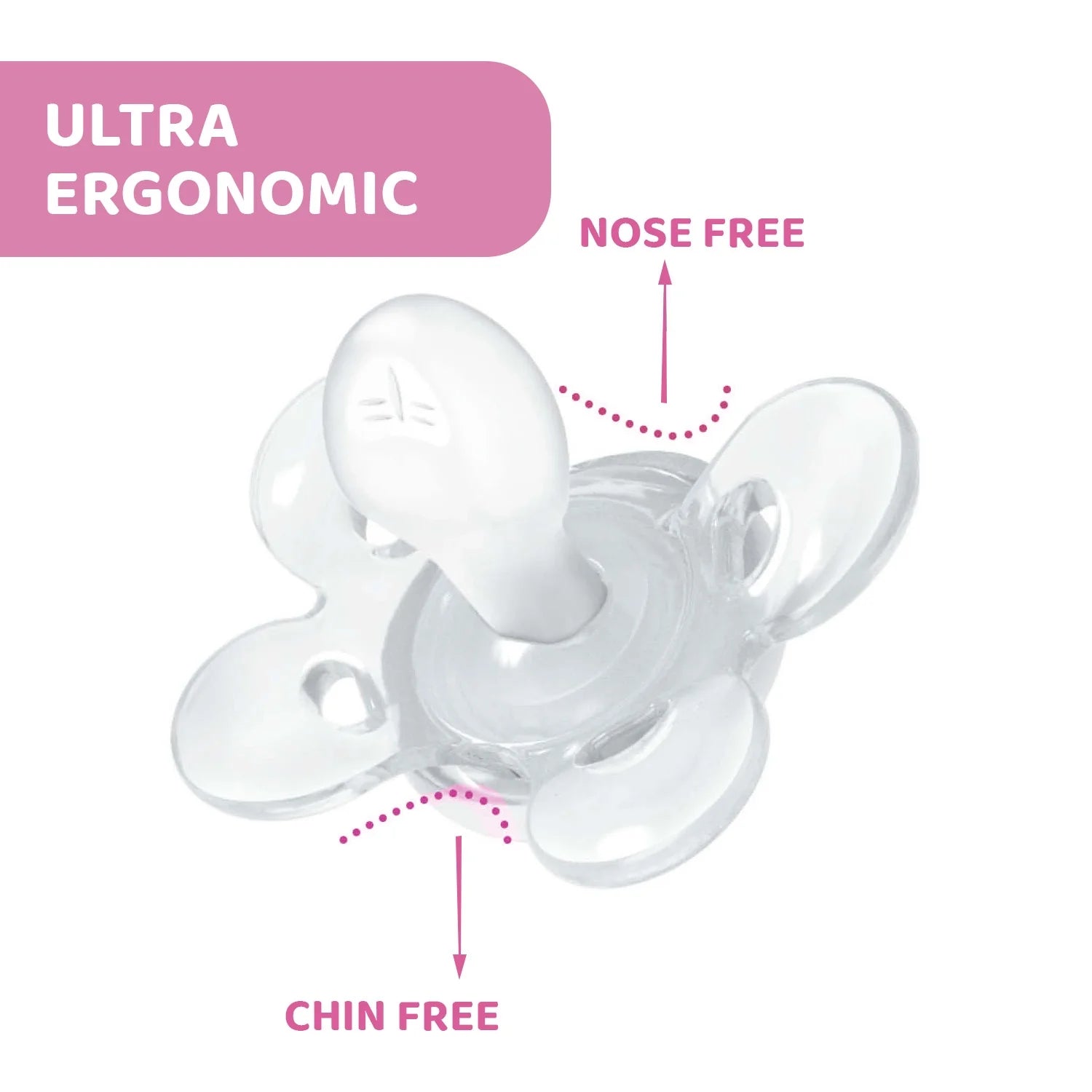Soother Physio Comfort Pink 16 to 36M 2Pcs