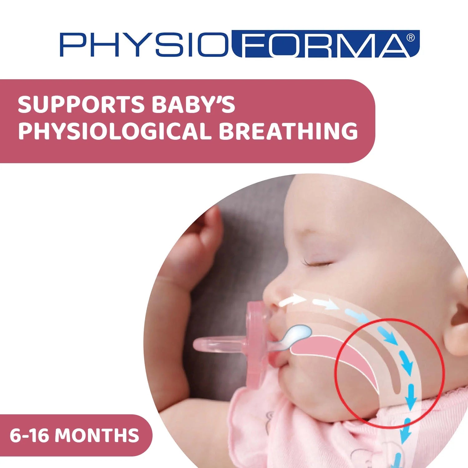Soother Physio Soft Pink 6 to 16M 1Pc