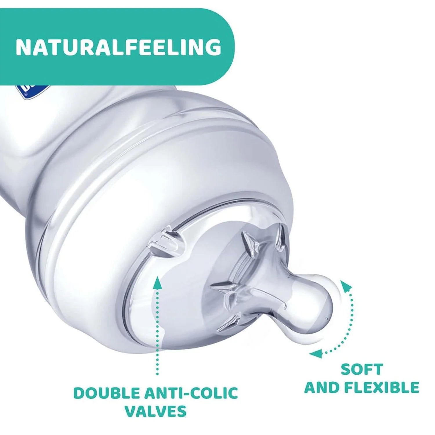 Teat Natural Feeling 0M+ Regular Flow 1 Pc
