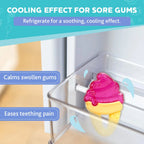 Teether Refreshing Ice Cream Pink 4M+ 1Pc