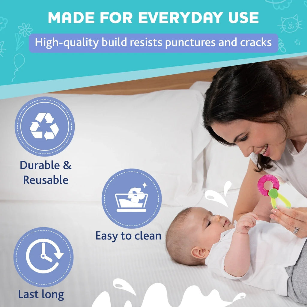 Teether Refreshing Ring Handle Pink 4M+ 1Pc