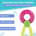 Teether Refreshing Ring Handle Pink 4M+ 1Pc