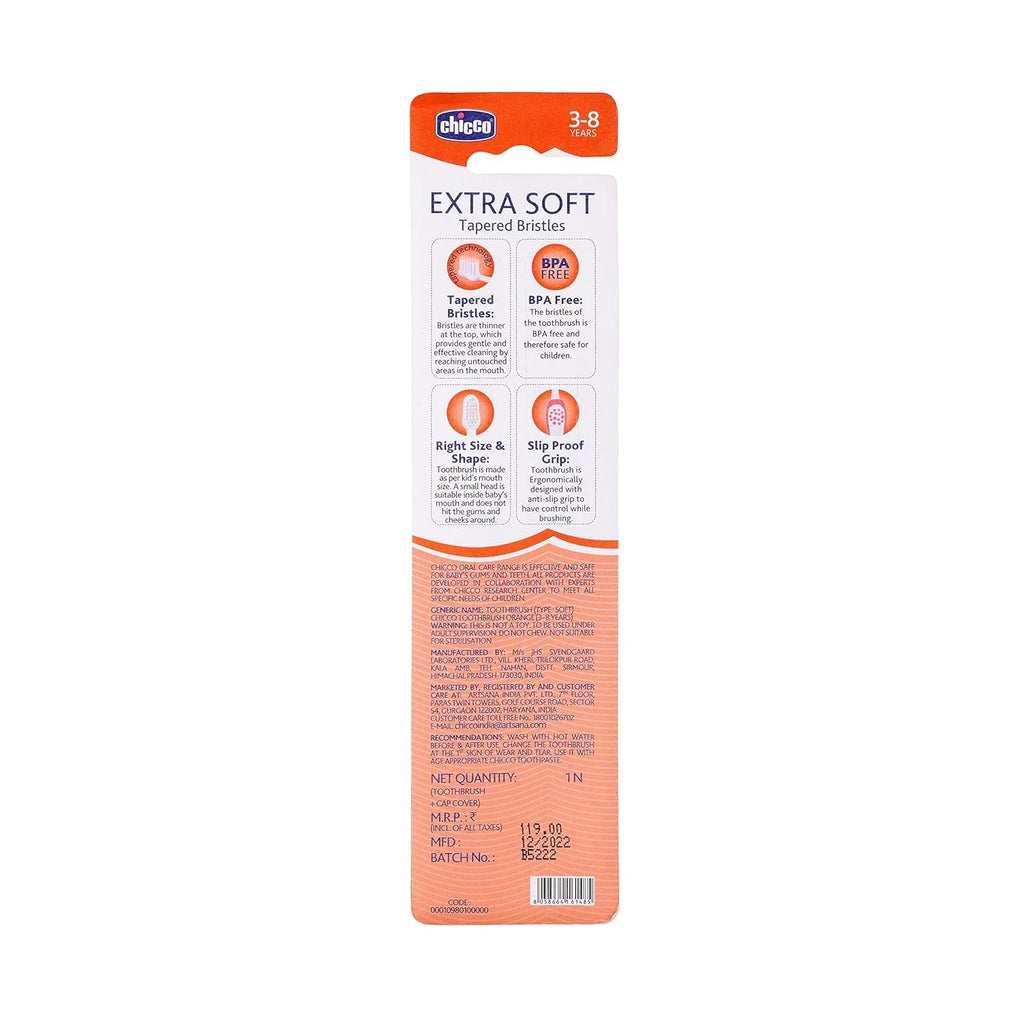 Toothbrush Orange 3Y to 8Y