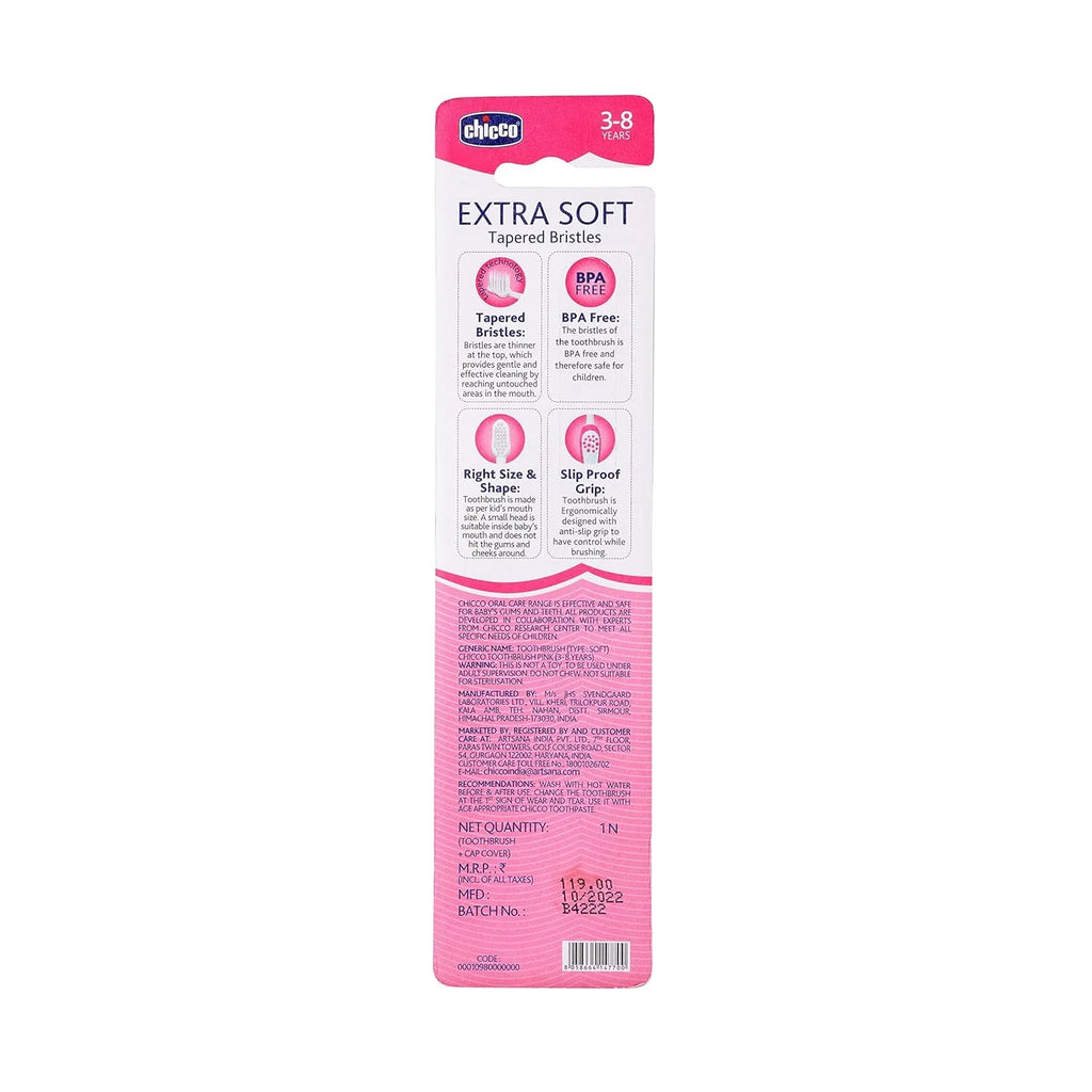 Toothbrush Pink 3Y to 8Y