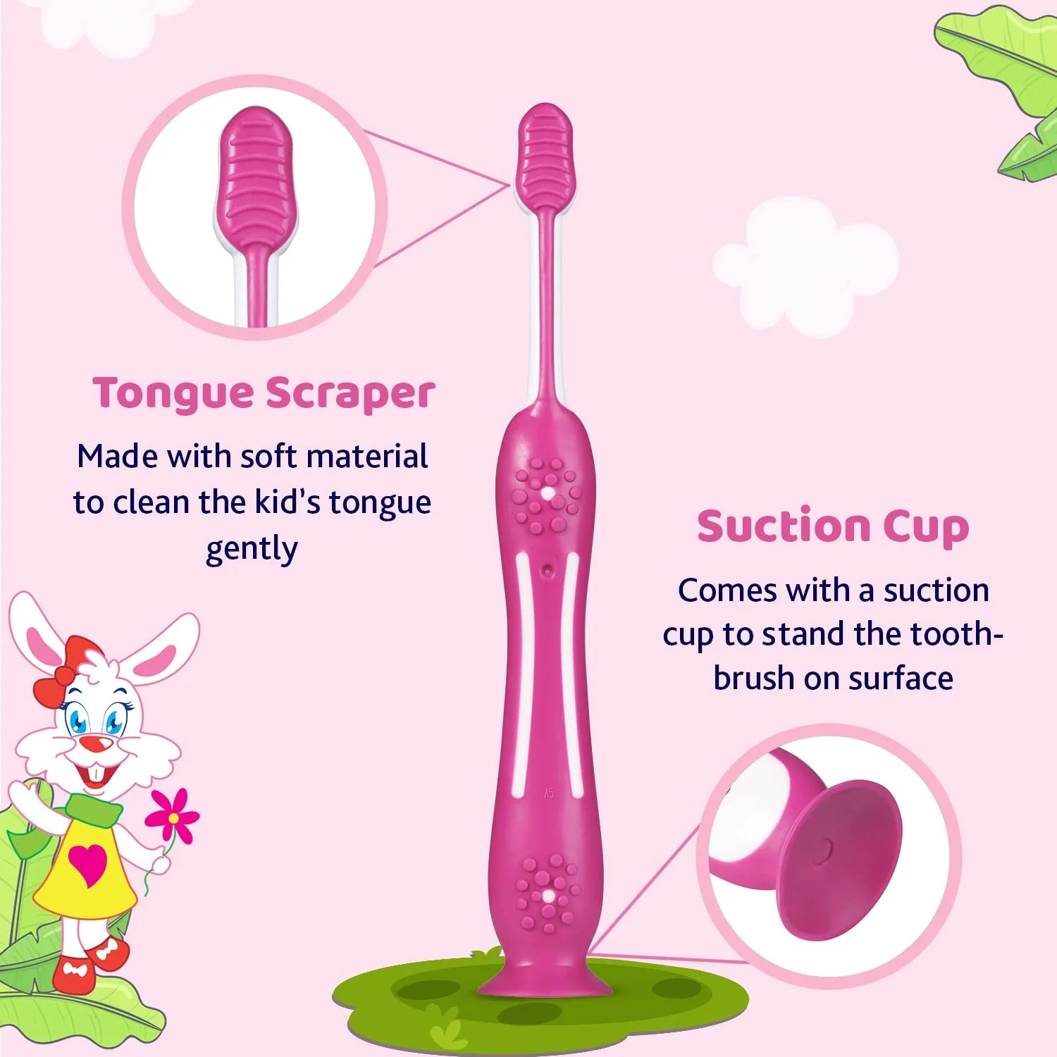 Toothbrush Pink 3Y to 8Y