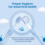 Toothbrush Set 6M to 36M Blue & Green Pack of 3