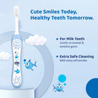 Toothbrush Set 6M to 36M Blue & Green Pack of 3