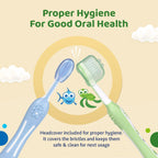 Toothbrush Set 6M to 36M Blue & Green Pack of 2