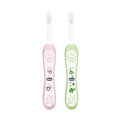 Toothbrush Set 6M to 36M Pink & Green Pack of 2