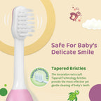Toothbrush Set 6M to 36M Pink & Green Pack of 2
