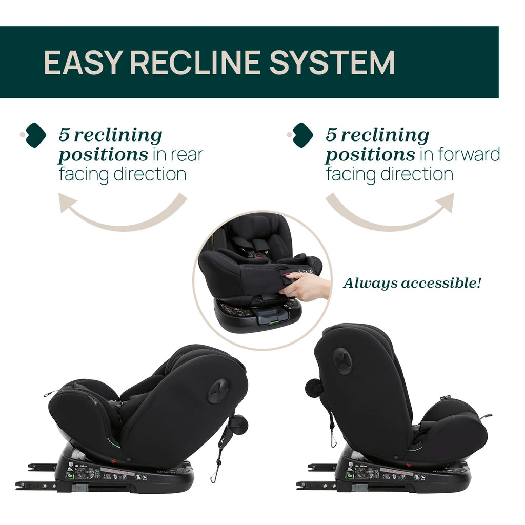 Unico Evo I Size Baby Car Seat Black