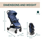 Urbino Royal Blue Stroller