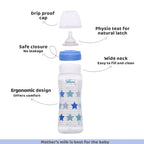 Well Being Bipack Medium Flow Bottle 250ml 2M+ Blue & Green