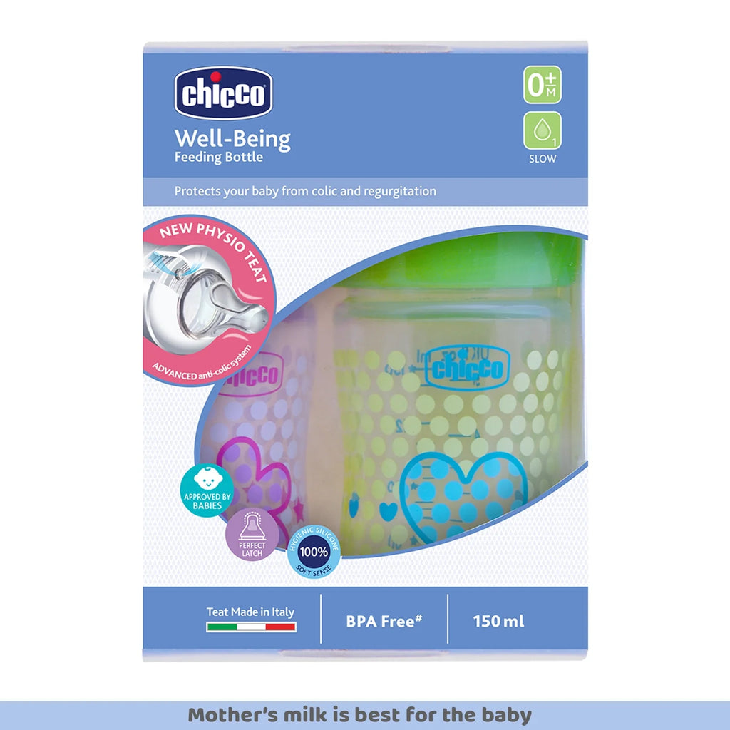 Well Being Bipack Slow Flow Bottle 150ml 0M+ Pink & Green