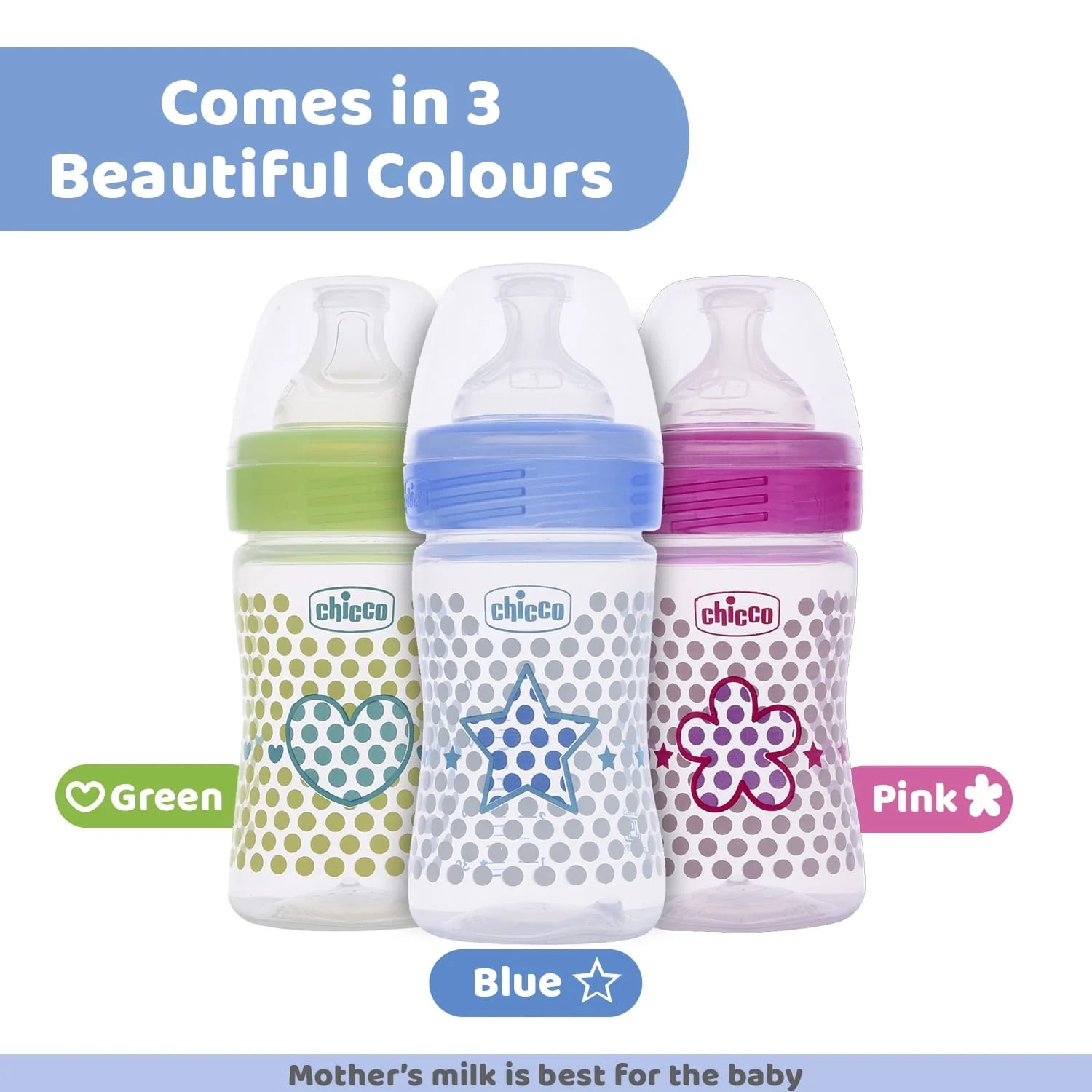 Well Being Bipack Slow Flow Bottle 150ml 0M+ Pink & Green