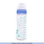 Well Being Fast Flow Baby Bottle 330ml  4M+ Blue