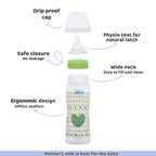 Well Being Fast Flow Baby Bottle 330ml 4M+ Green