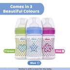 Well Being Slow Flow Baby Bottle 150ml 0M+ Blue