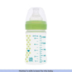 Well Being Slow Flow Baby Bottle 150ml 0M+ Green